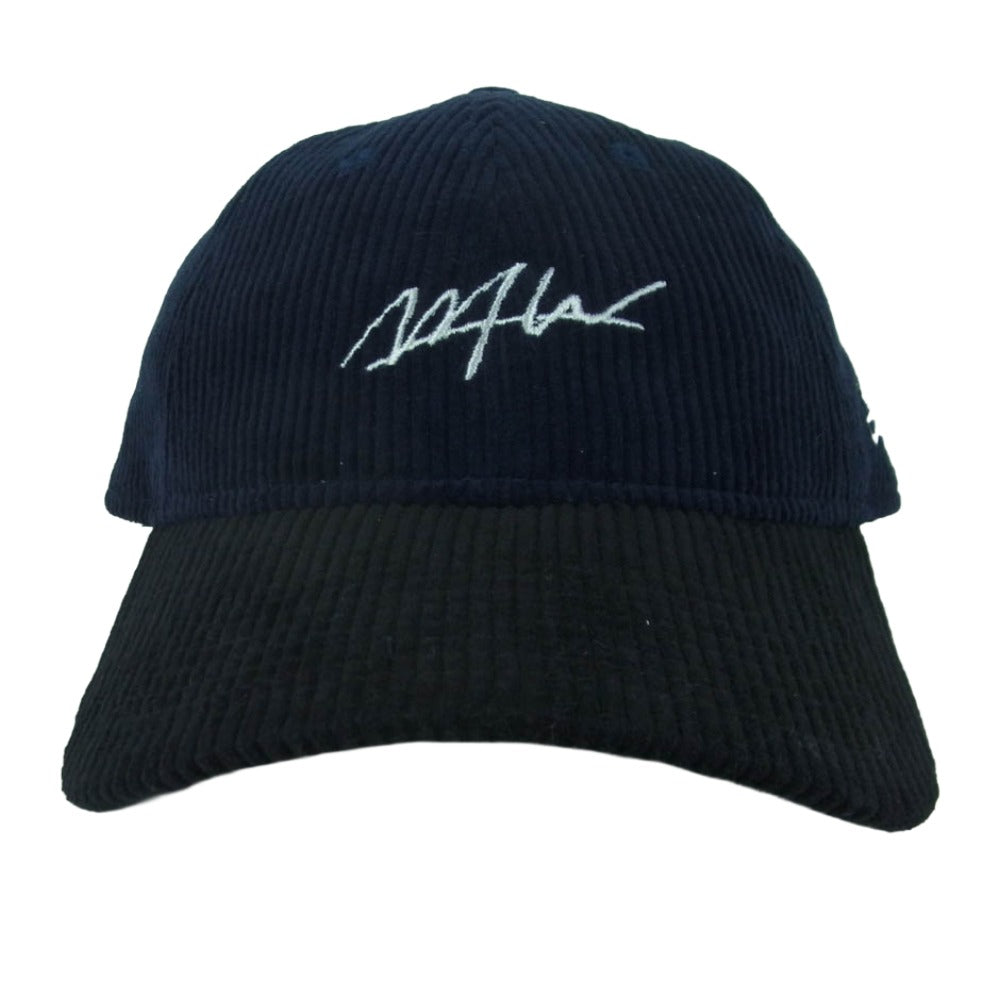 NEW ERA ニューエラ WTW ダブルティー コーデュロイ キャップ 中国製 ダークネイビー系【中古】