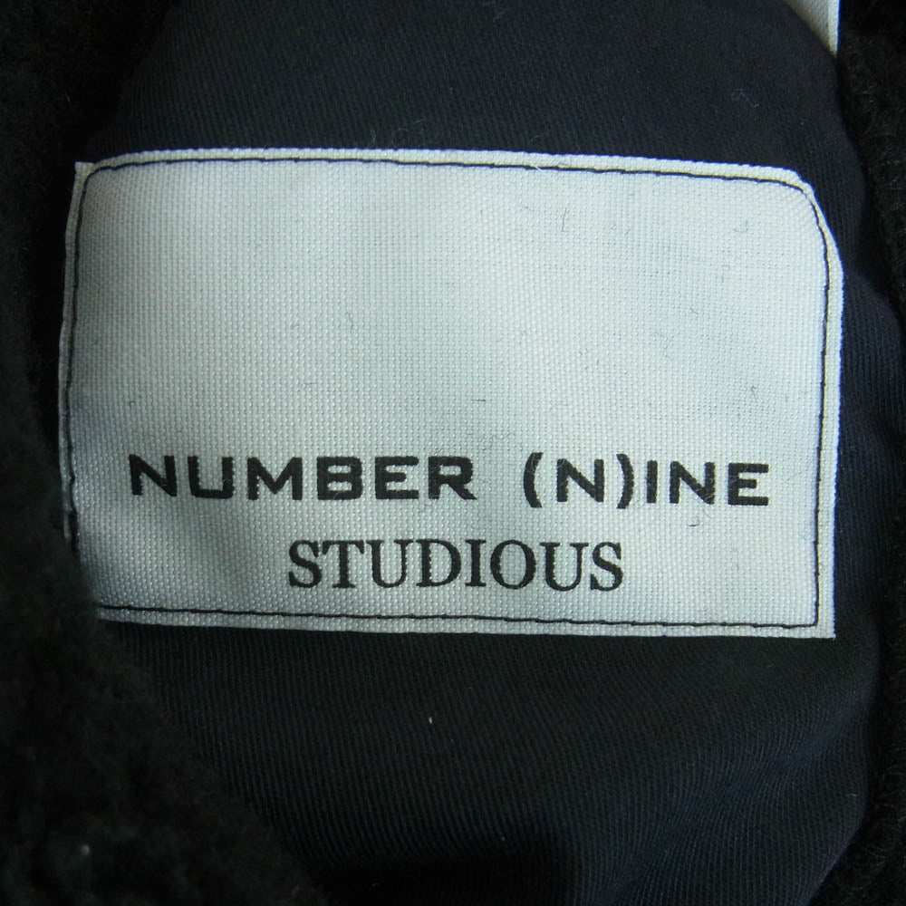NUMBER(N)INE ナンバーナイン 118850059 別注 リバーシブル フリース ジャケット ブルゾン 日本製 ブラック系 1【中古】