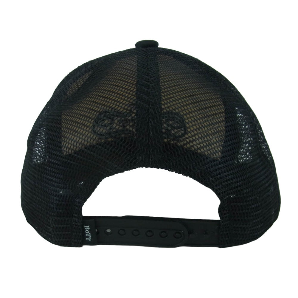 BOTT ボット 253BoTT70 Luxe Logo Mesh back 5 Panel Cap ロゴ メッシュバック トラッカー キャップ 帽子 ブラック系 ホワイト系【中古】