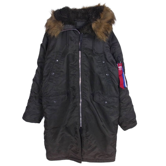 ALPHA アルファ MIL-J-6279 N-3B MIL-J-6279 1615-573-8335 フライトジャケット モスグリーン系 S【中古】