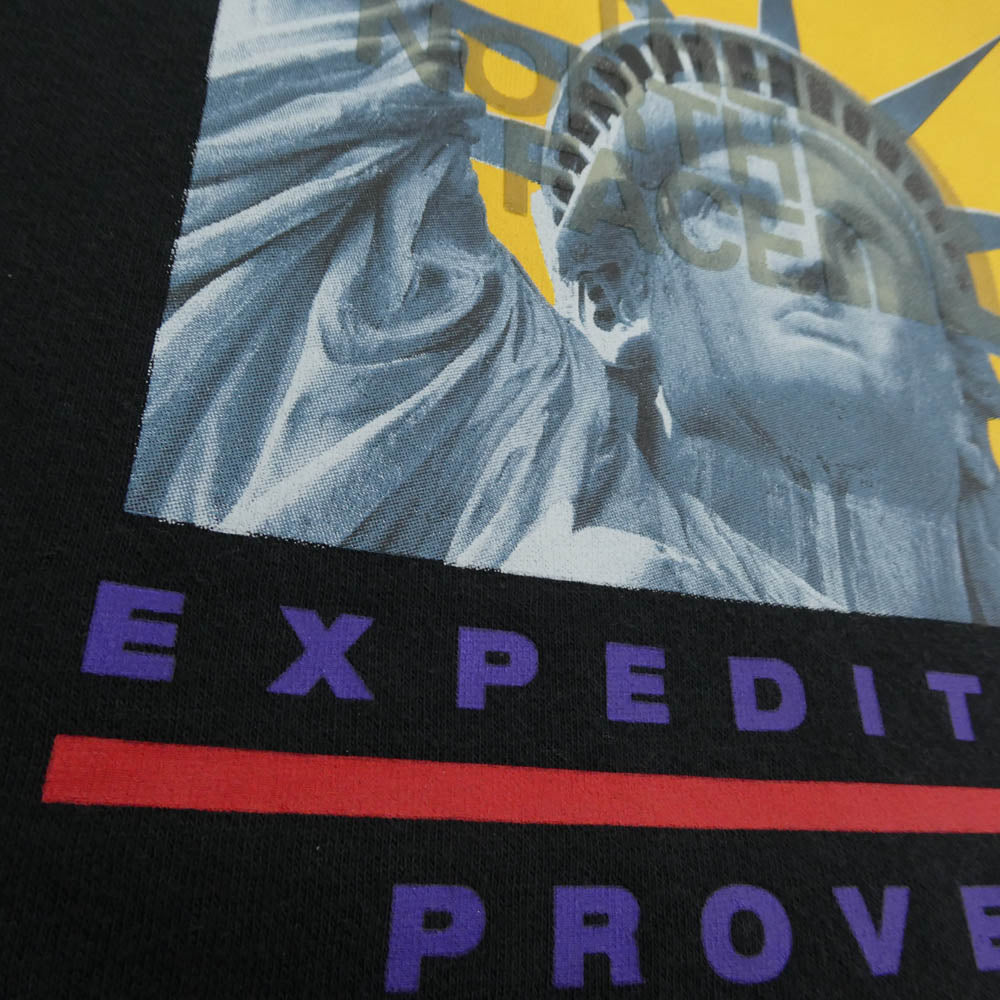 Supreme シュプリーム 19AW NT61906I Statue Of Liberty Hooded Sweatshirt スタチューオブリバティ プルオーバー パーカー フーディー ブラック系 S【中古】