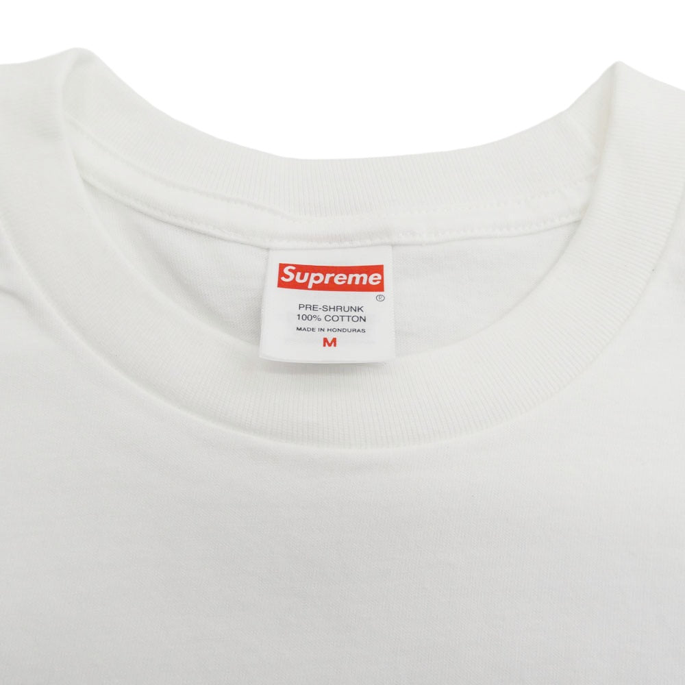 Supreme シュプリーム 25SS Western Beef ウエスタン ビーフ クルーネック 半袖 Tシャツ　ホワイト ホワイト系 M【極上美品】【中古】
