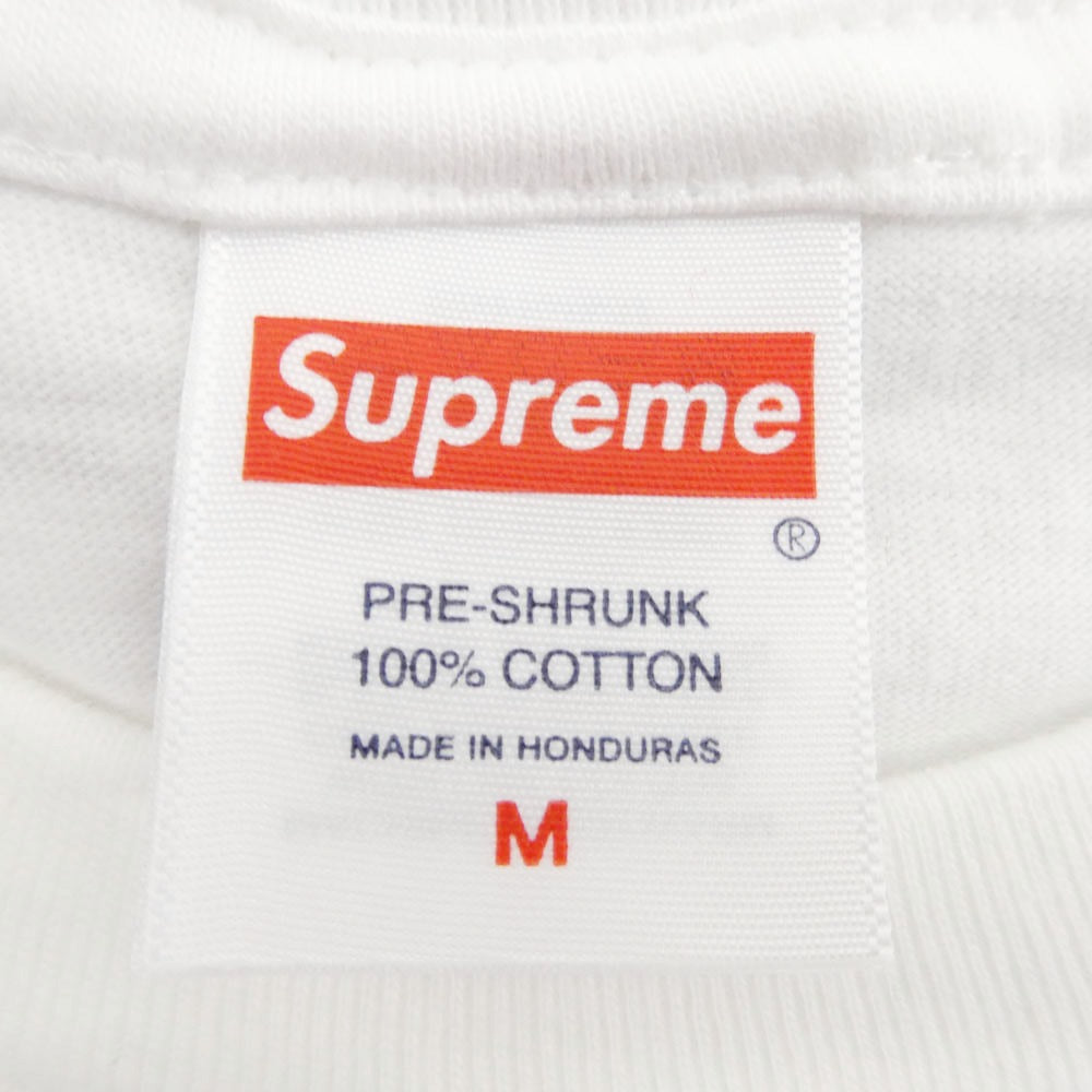 Supreme シュプリーム 25SS Western Beef ウエスタン ビーフ クルーネック 半袖 Tシャツ　ホワイト ホワイト系 M【極上美品】【中古】