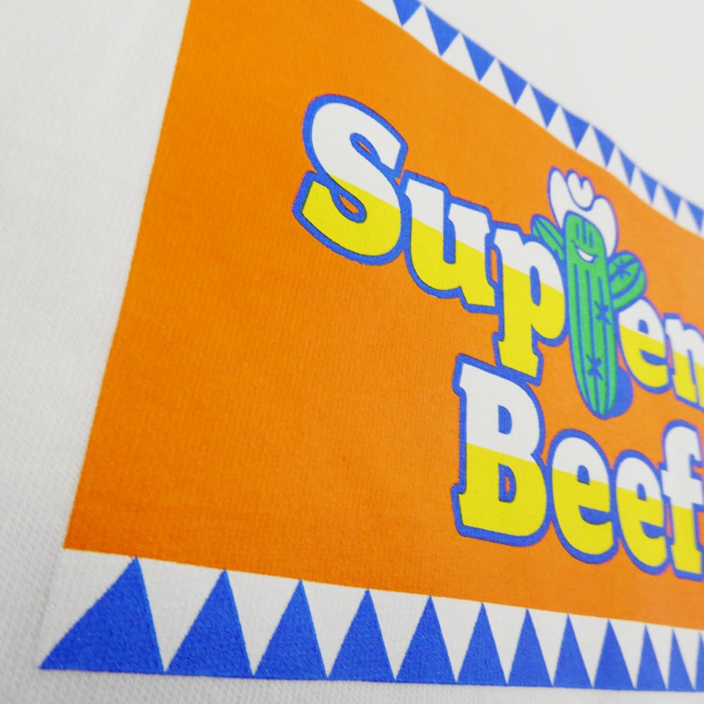 Supreme シュプリーム 25SS Western Beef ウエスタン ビーフ クルーネック 半袖 Tシャツ　ホワイト ホワイト系 M【極上美品】【中古】