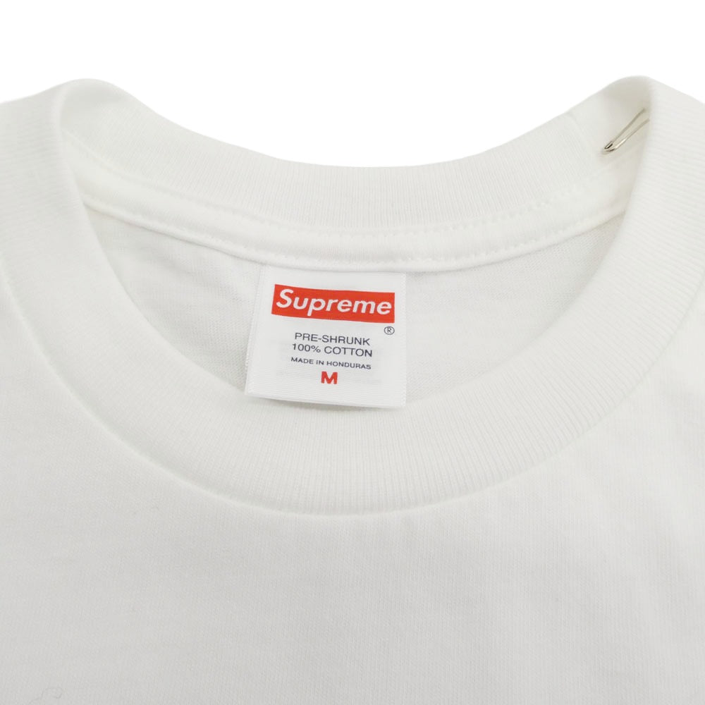 Supreme シュプリーム 25SS Western Beef ウエスタン ビーフ クルーネック 半袖 Tシャツ　ホワイト ホワイト系 M【極上美品】【中古】