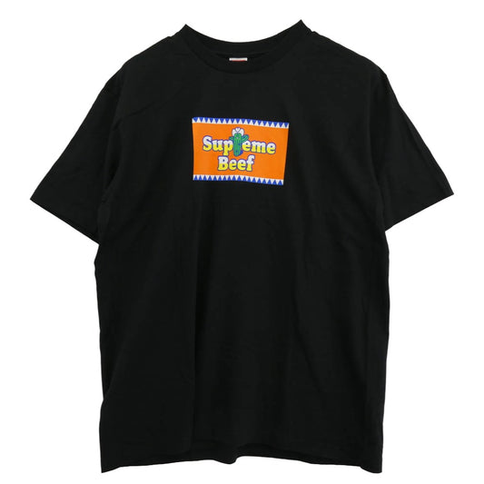 Supreme シュプリーム 25SS Western Beef ウエスタン ビーフ クルーネック 半袖 Tシャツ　ブラック ブラック系 L【極上美品】【中古】