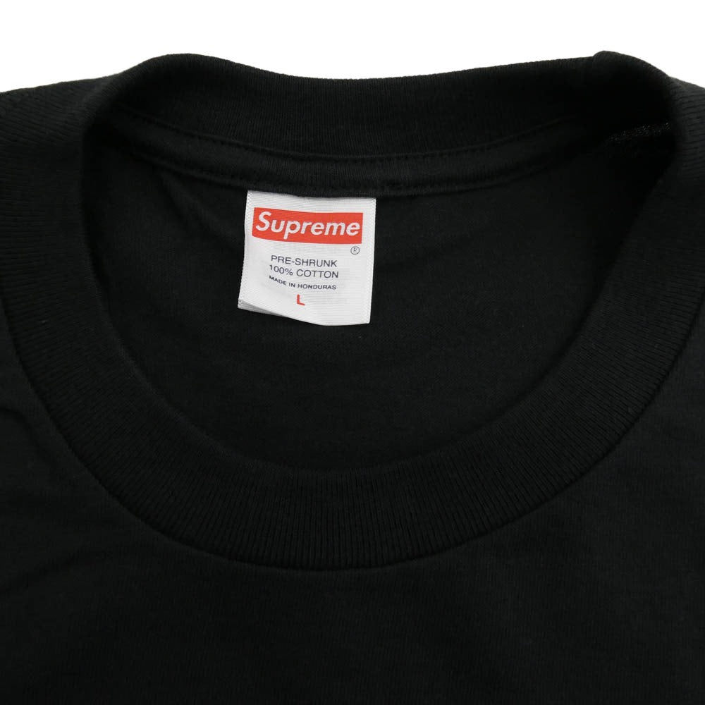Supreme シュプリーム 25SS Western Beef ウエスタン ビーフ クルーネック 半袖 Tシャツ　ブラック ブラック系 L【極上美品】【中古】