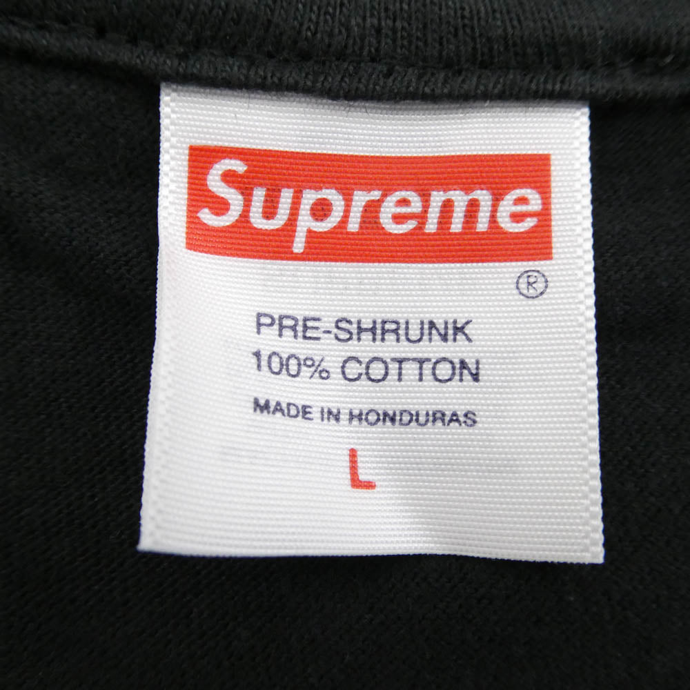 Supreme シュプリーム 25SS Western Beef ウエスタン ビーフ クルーネック 半袖 Tシャツ　ブラック ブラック系 L【極上美品】【中古】