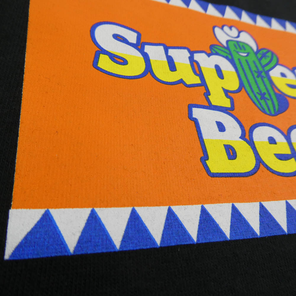 Supreme シュプリーム 25SS Western Beef ウエスタン ビーフ クルーネック 半袖 Tシャツ　ブラック ブラック系 L【極上美品】【中古】