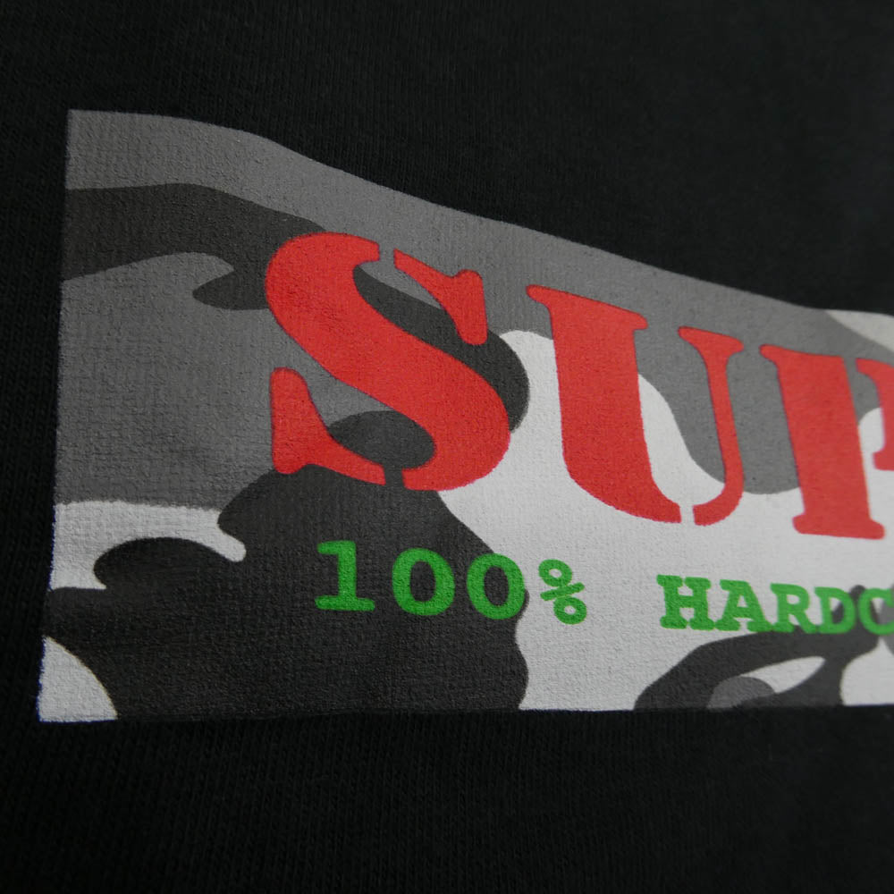 Supreme シュプリーム 25SS Hardcore Tee ハードコア 半袖 Tシャツ ブラック系 L【極上美品】【中古】