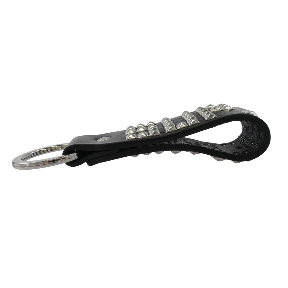 Supreme シュプリーム 23SS × HTC エイチティーシー Hollywood Trading Company Studded Keychain ハリウッド トレーディング カンパニー スタッディド キーチェーン ブラック ブラック系【極上美品】【中古】