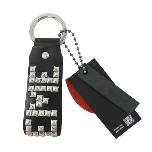 Supreme シュプリーム 23SS × HTC エイチティーシー Hollywood Trading Company Studded Keychain ハリウッド トレーディング カンパニー スタッディド キーチェーン ブラック ブラック系【極上美品】【中古】