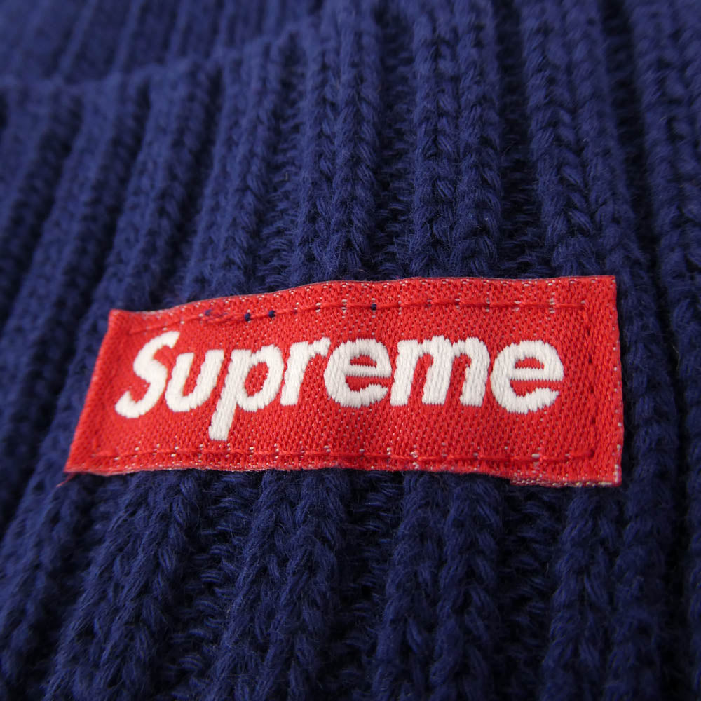 Supreme シュプリーム 25SS Overdyed Beanie オーバー ダイ ビーニー ニット キャップ ネイビー ネイビー系【極上美品】【中古】