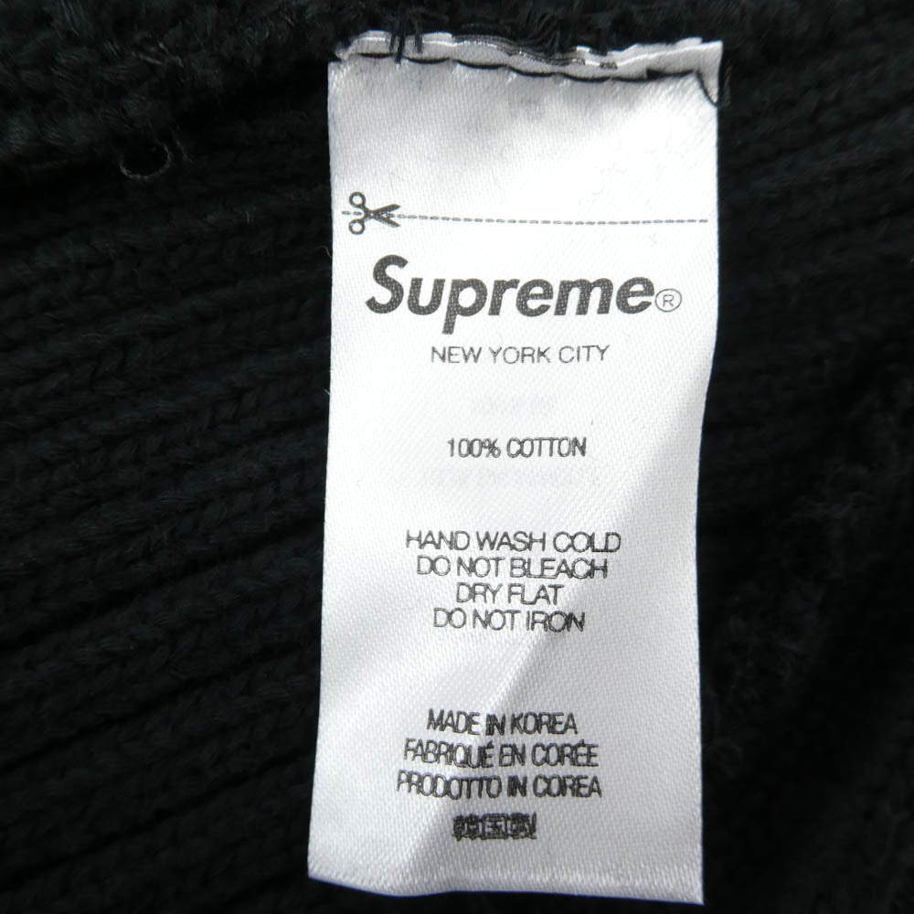 Supreme シュプリーム 25SS Overdyed Beanie オーバー ダイ ビーニー ニット キャップ ブラック ブラック系【極上美品】【中古】