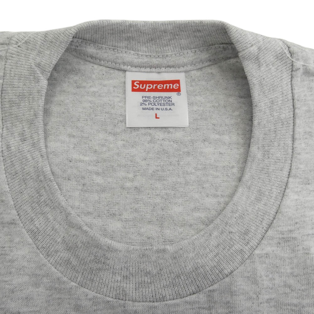 Supreme シュプリーム 23AW Box Logo Camo Tee ボックス ロゴ カモ 半袖 Tシャツ グレー グレー系 L【極上美品】【中古】