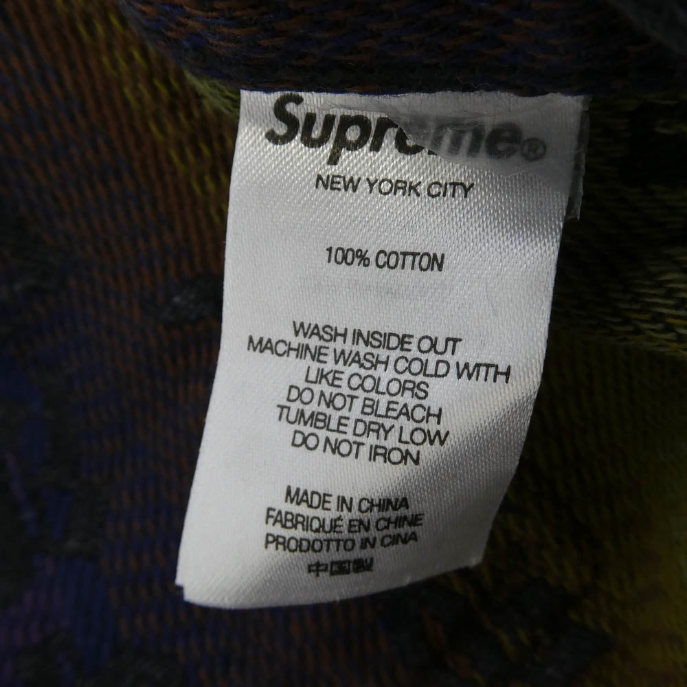 Supreme シュプリーム 22SS Gradient Jacquard Denim Work Jacket ブラック系 L【極上美品】【中古】