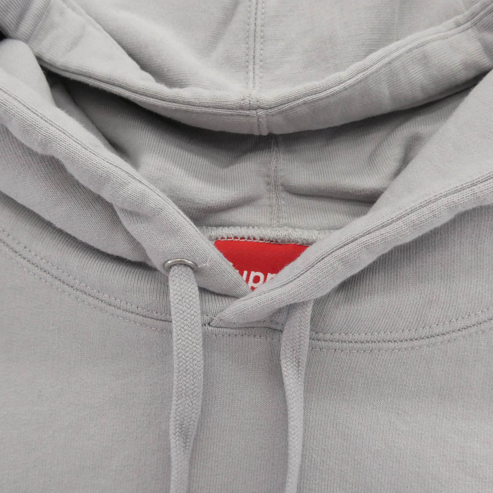 Supreme シュプリーム 22SS Cropped Panels Hooded Sweatshirt クロップド パネル プルオーバー パーカー グレー系 L【極上美品】【中古】