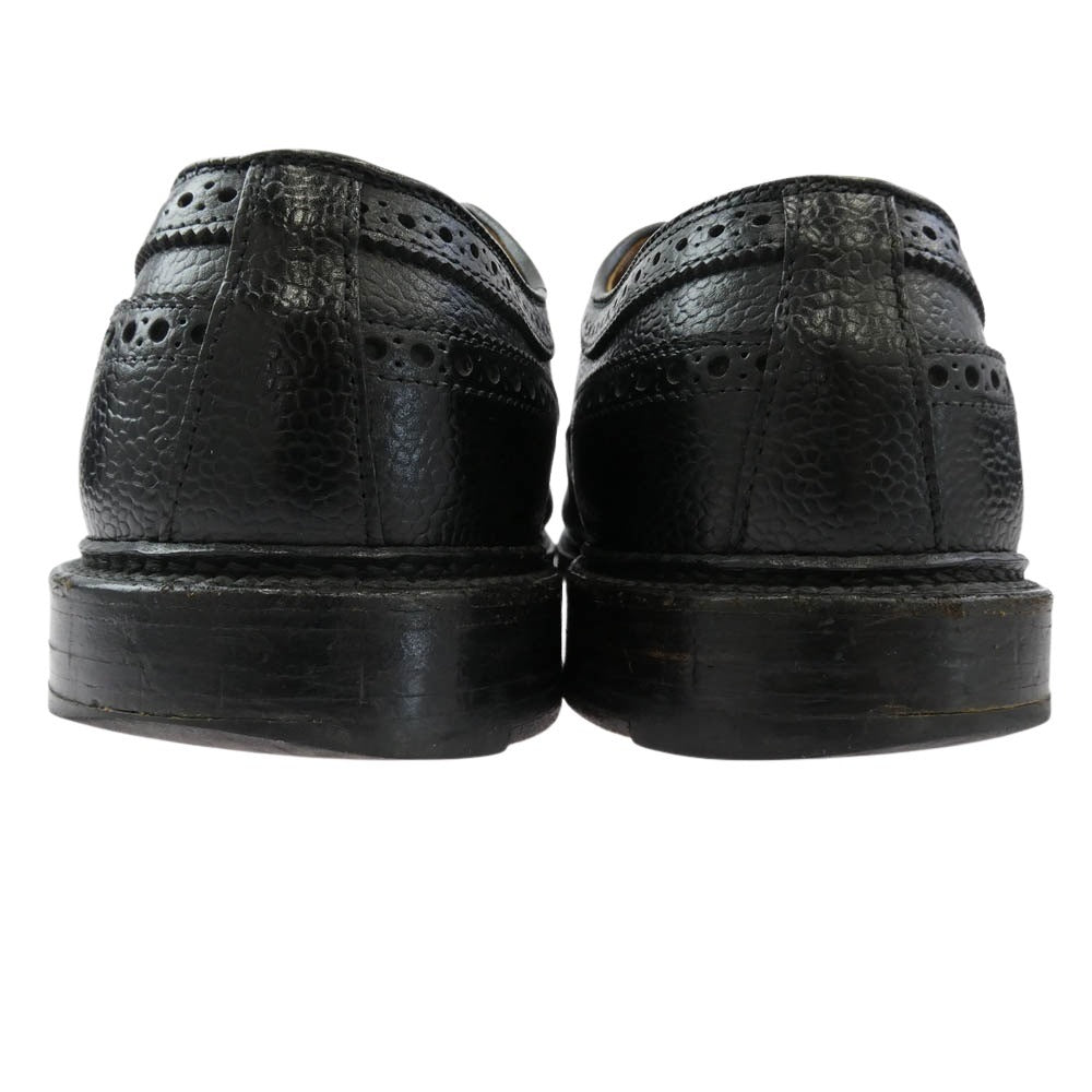 ALDEN オールデン 97610 ロングウイングチップ レザー シューズ ブラック系 9.5【中古】