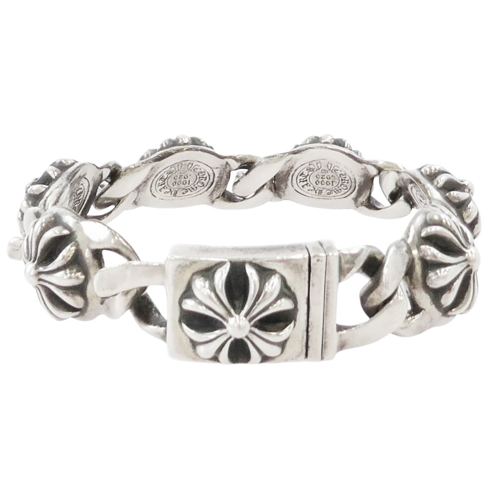 CHROME HEARTS クロムハーツ（原本無） CROSS LINK 6LINK 6リンク クロスリンク ブレスレット シルバー系【中古】