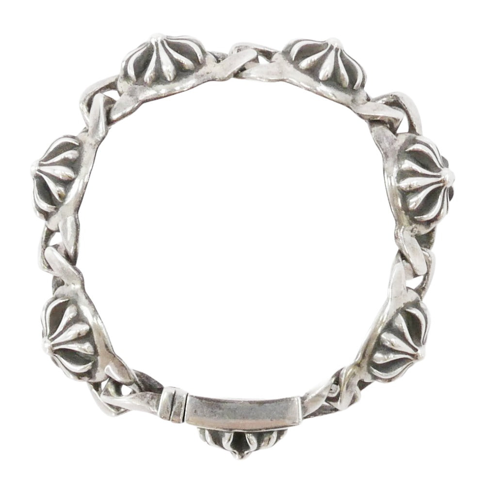 CHROME HEARTS クロムハーツ（原本無） CROSS LINK 6LINK 6リンク クロスリンク ブレスレット シルバー系【中古】