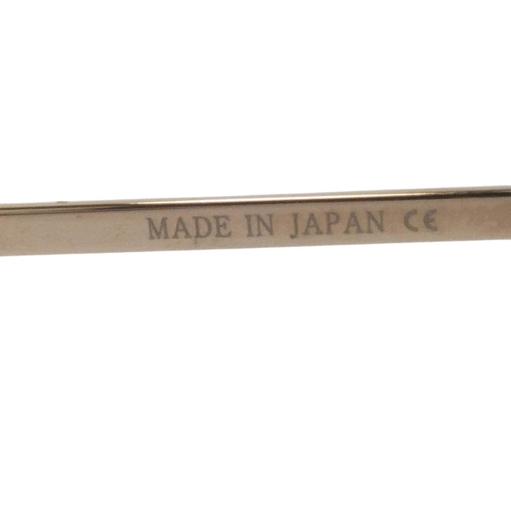 金子眼鏡 Titanium Vintage チタン ヴィンテージ シリーズ アイウェア 眼鏡 メガネ フレーム：ブラック系、ゴールド系　レンズ：クリア系 49□22-148【中古】