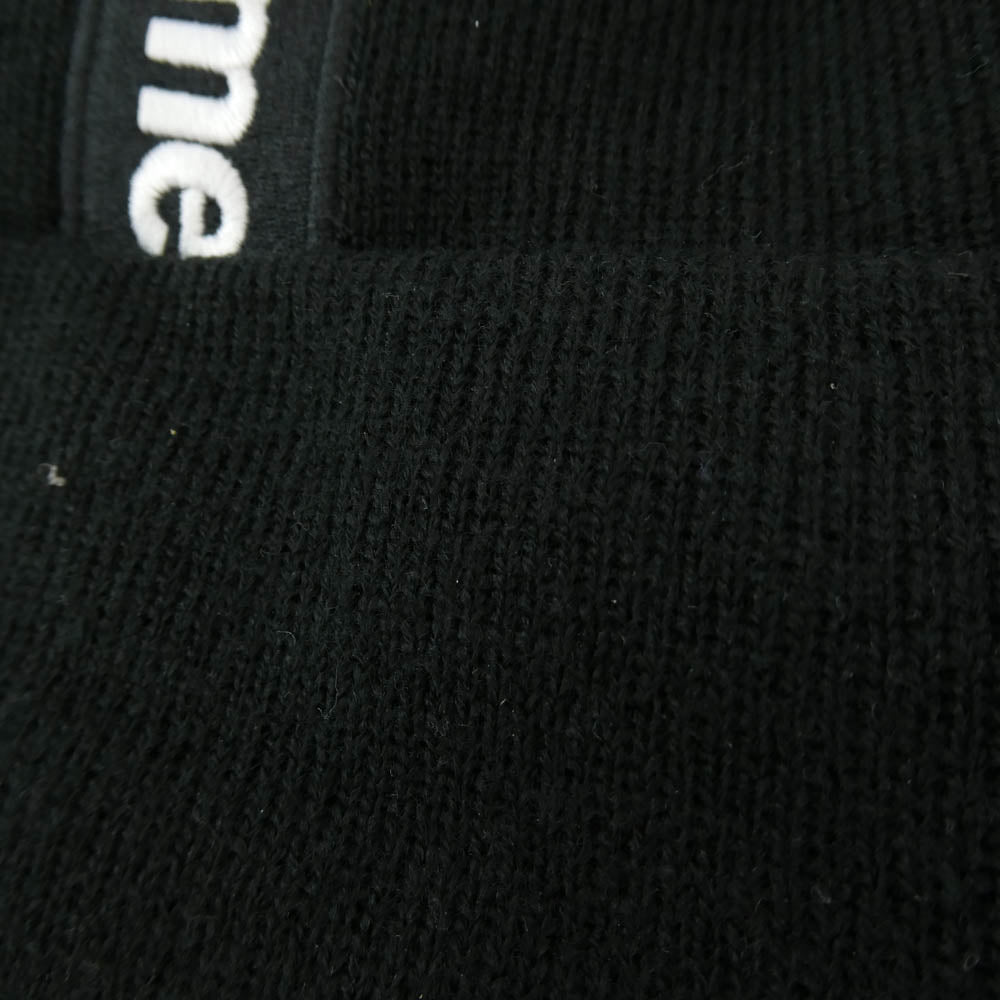 Supreme シュプリーム 20AW × New Era ニューエラ Cross Box Logo Beanie クロスボックスロゴ ビーニー ニットキャップ 帽子 ブラック系【中古】