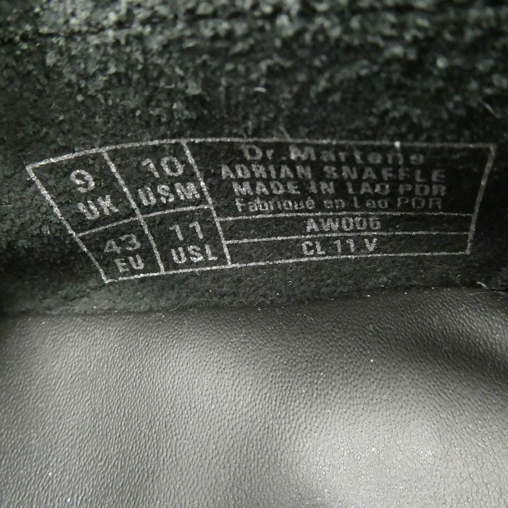 Dr.Martens ドクターマーチン 25024001 ADRIAN SNAFFLE エイドリアン スナッフル ローファー レザーシューズ ブラック系 43【新古品】【未使用】【中古】