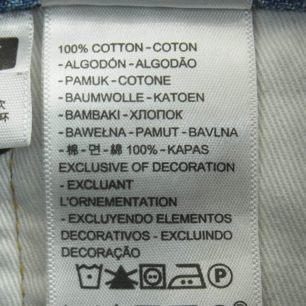 Levi's リーバイス A6737-0000 501 150周年記念 デニム パンツ 中国製 インディゴブルー系 W31 L28【中古】