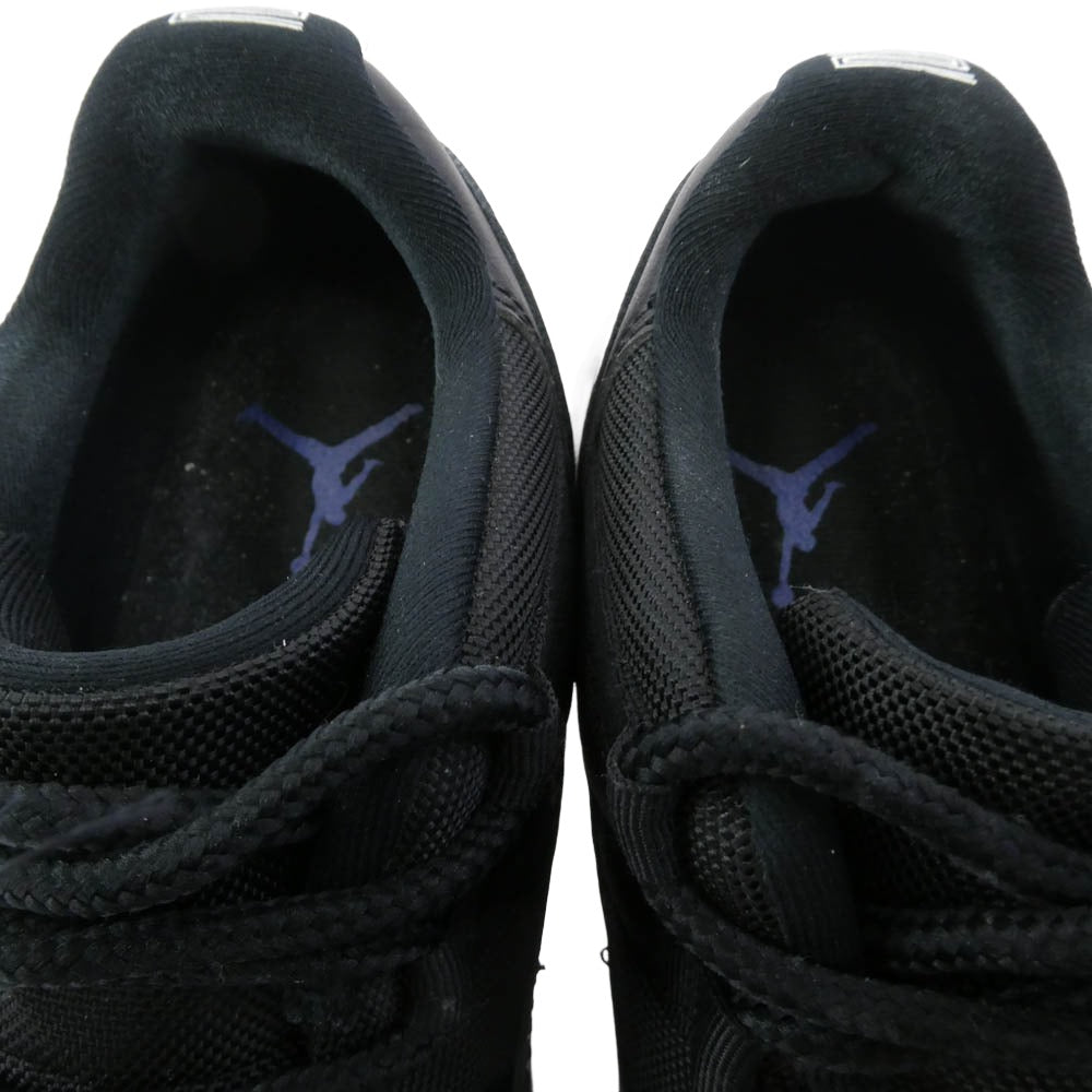 NIKE ナイキ FV5104-004 Air Jordan 11 Retro Low Black and Varsity Royal Space Jam エアジョーダン11 レトロ ロー "ブラック アンド バーシティロイヤル スペースジャム スニーカー ブラック系 28cm【中古】