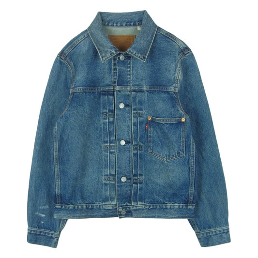Levi's リーバイス A9518-0000 relume Type 1st Jacket 別注 ダメージ加工 デニム ジャケット インディゴブルー系 XS【中古】