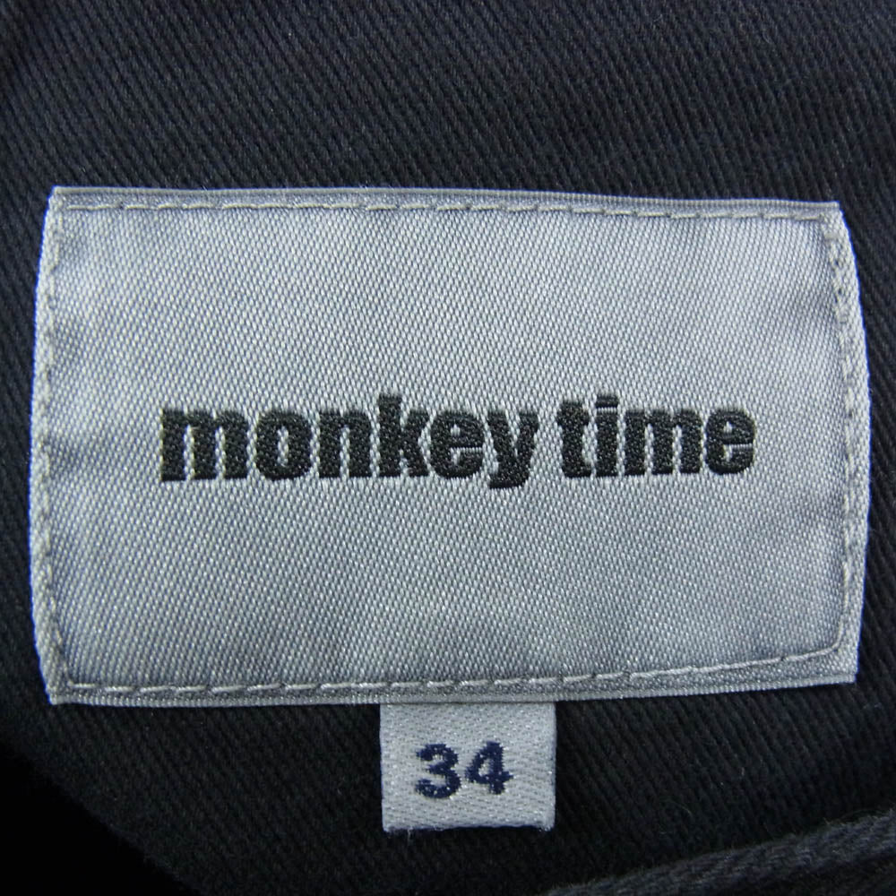 Dickies ディッキーズ 252M40MT01 monkey time モンキータイム別注 バギー ワーク パンツ ブラック系 34【中古】