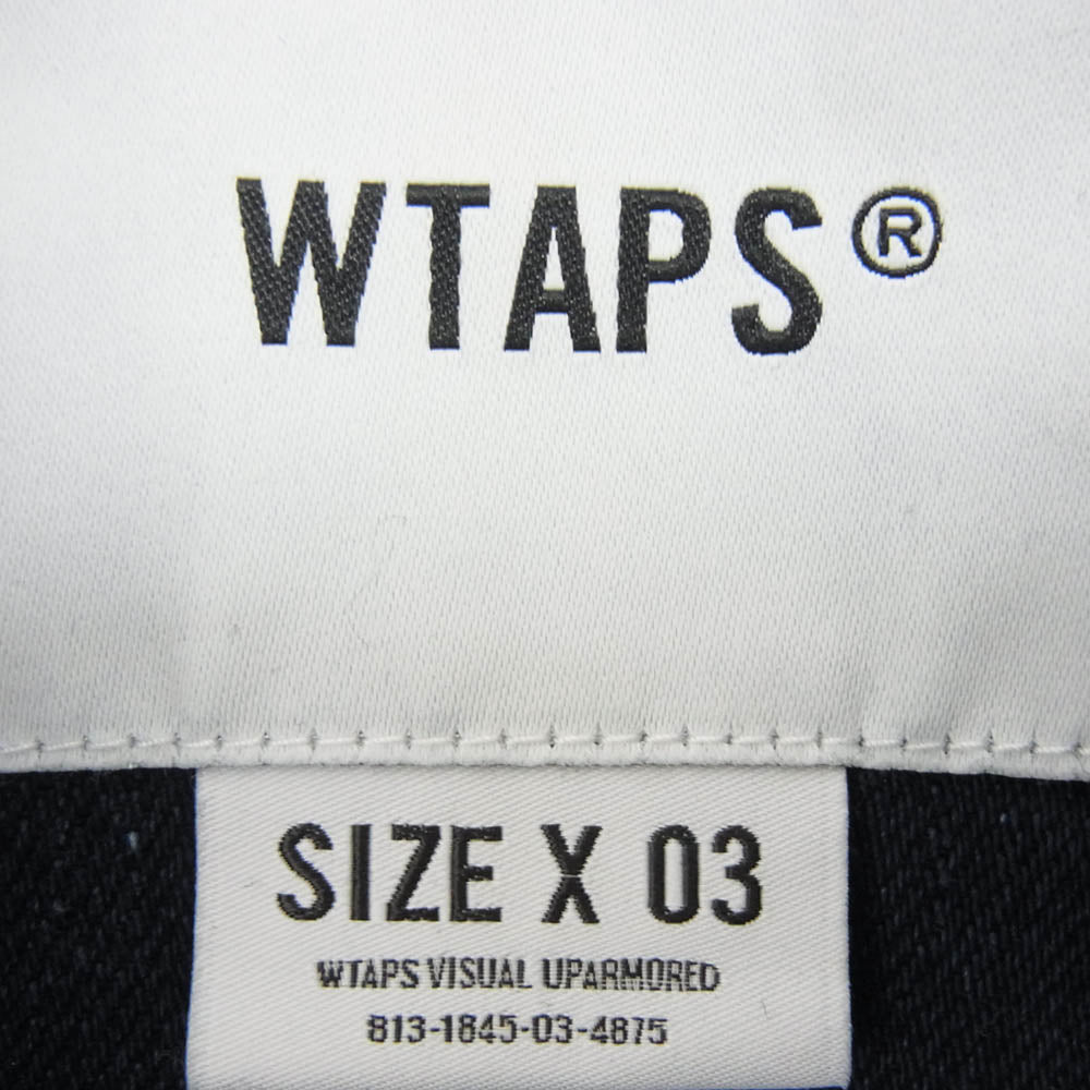 WTAPS ダブルタップス 23SS 231WVDT-SHM01 WCPO LS COTTON DENIM 長袖 オーバーサイズ コットン デニム インディゴ シャツ ジャケット ネイビー系 X03【中古】