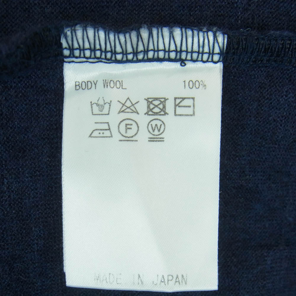 カレドアー ウール ハイゲージ ニット ダークネイビー系 L【中古】
