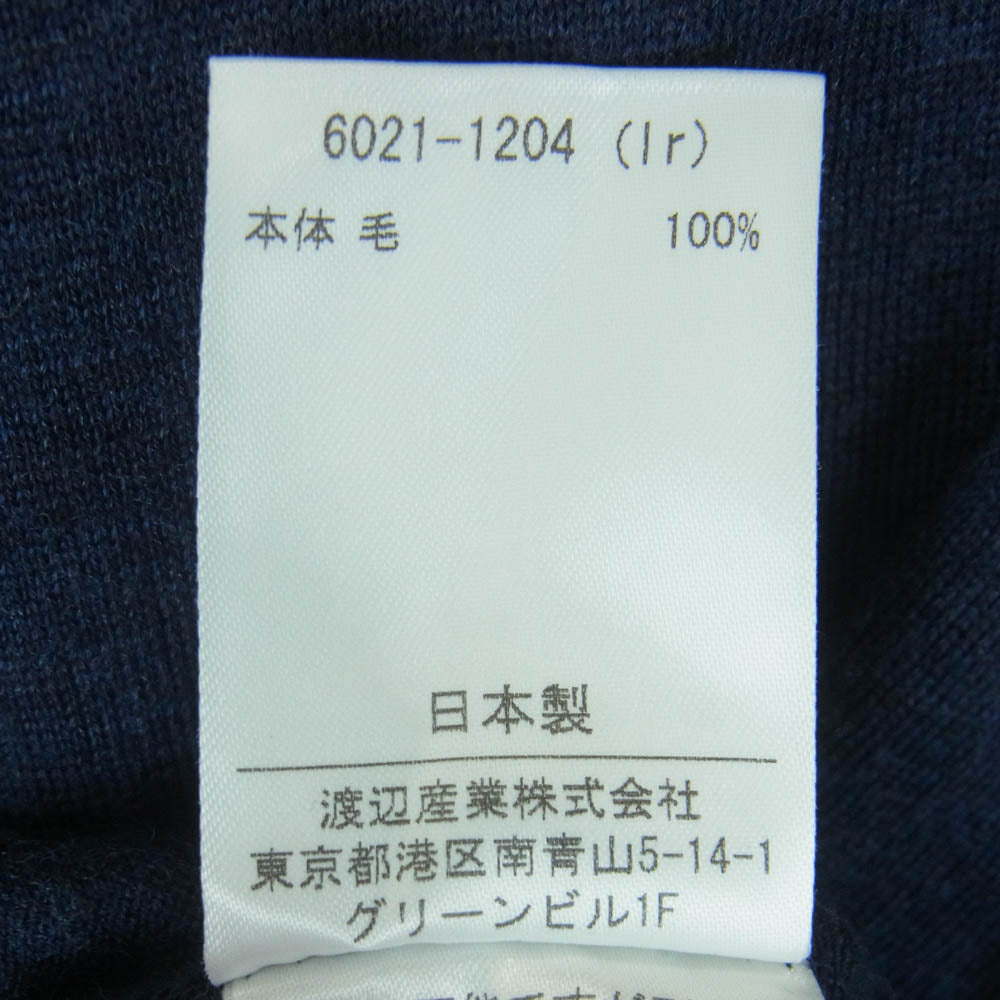 カレドアー ウール ハイゲージ ニット ダークネイビー系 L【中古】