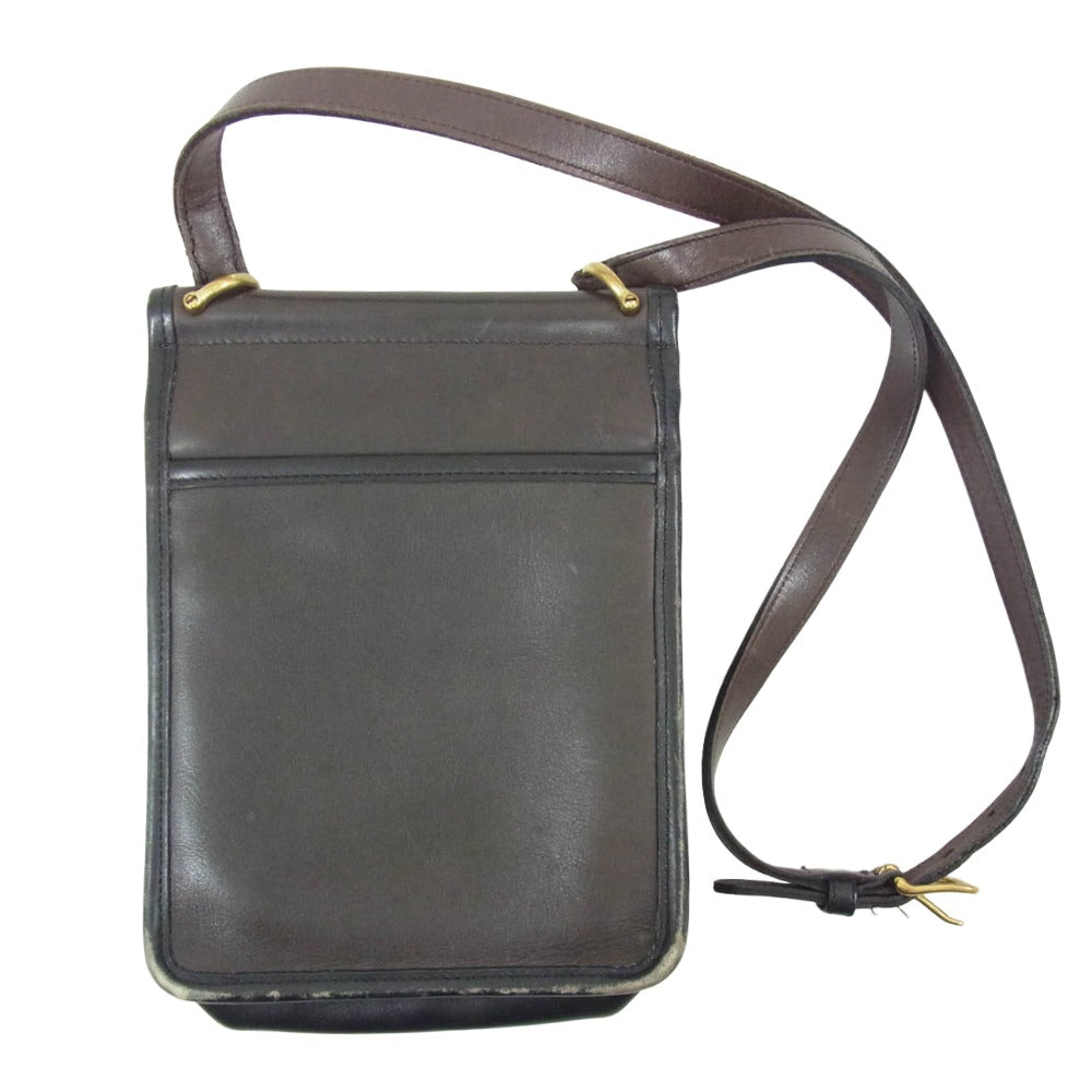 COACH コーチ 9930 OLD COACH オールド コーチ レザー ショルダーバッグ ブラウン系【中古】