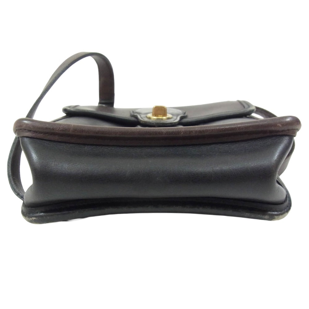 COACH コーチ 9930 OLD COACH オールド コーチ レザー ショルダーバッグ ブラウン系【中古】