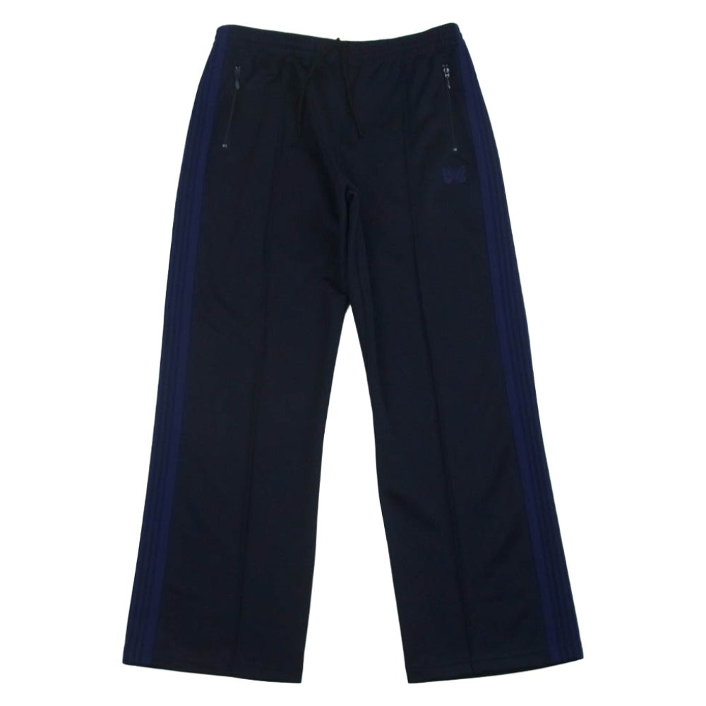 Needles ニードルス NS246 Track Pant-Poly Smooth トラック パンツ 中国製 ダークネイビー系 L【中古】