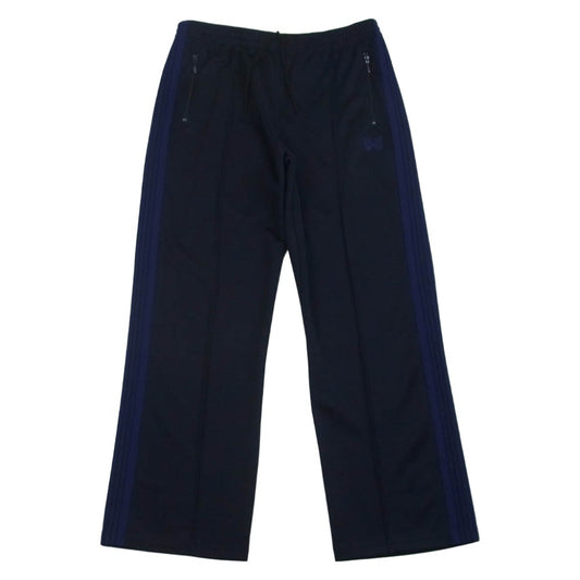 Needles ニードルス NS246 Track Pant-Poly Smooth トラック パンツ 中国製 ダークネイビー系 L【中古】