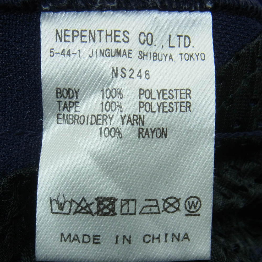 Needles ニードルス NS246 Track Pant-Poly Smooth トラック パンツ 中国製 ダークネイビー系 L【中古】