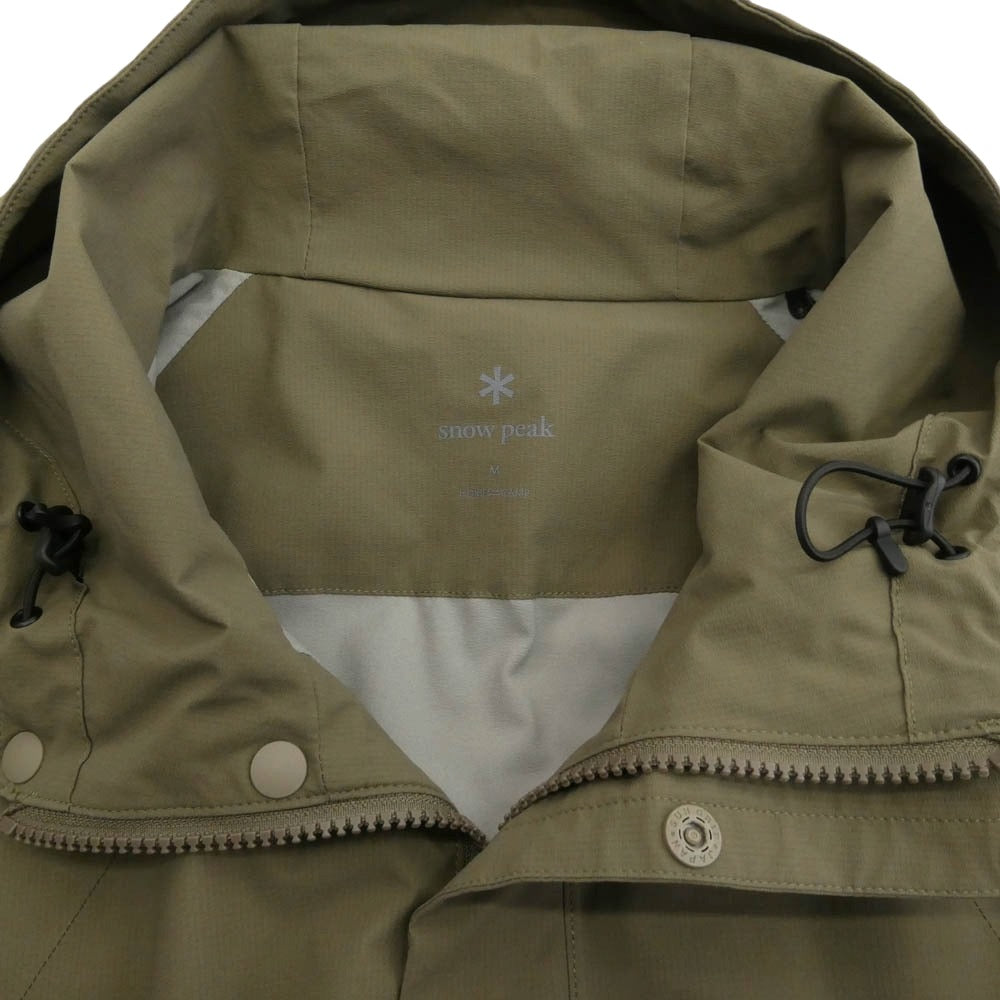 snowpeak スノーピーク JK-21AU005 Stretch 2L Coat ナイロン コート カーキ系 M【中古】