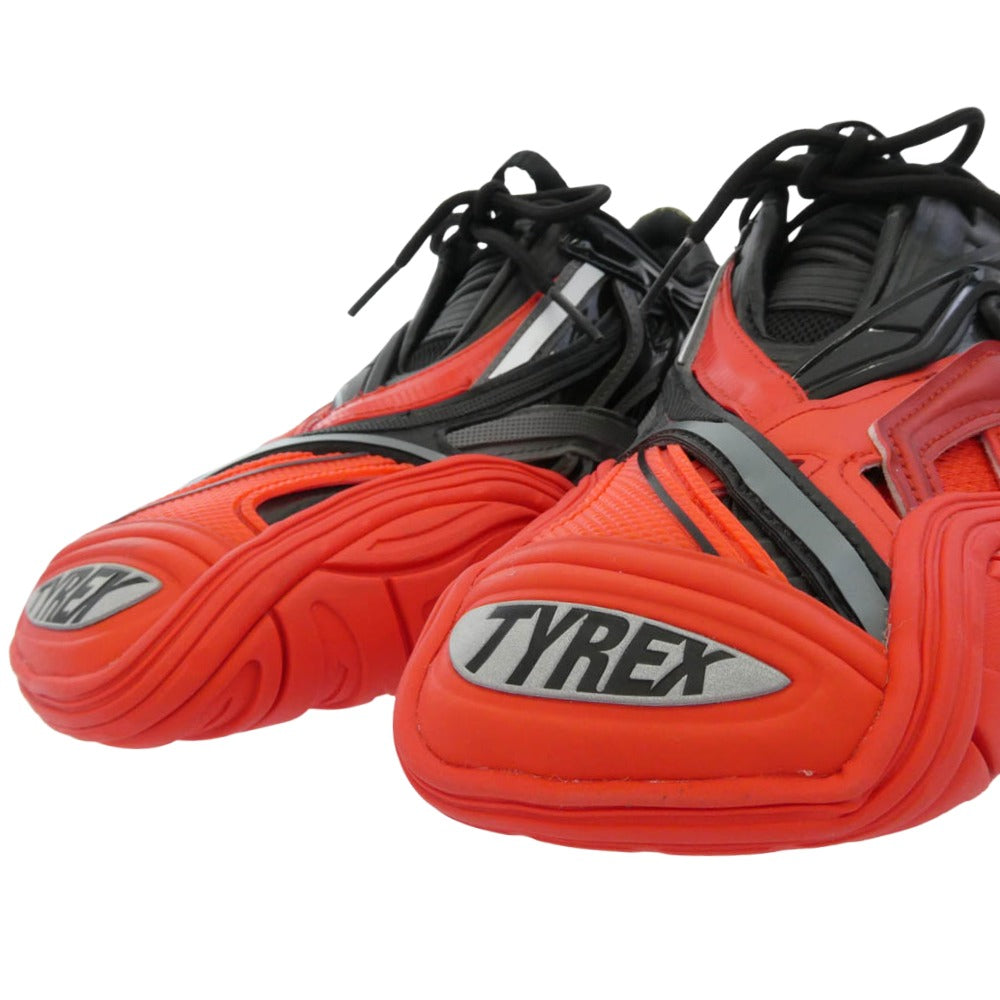 BALENCIAGA バレンシアガ 617517 W2CB1 TYREX タイレックス スニーカー レッド系 38【極上美品】【中古】