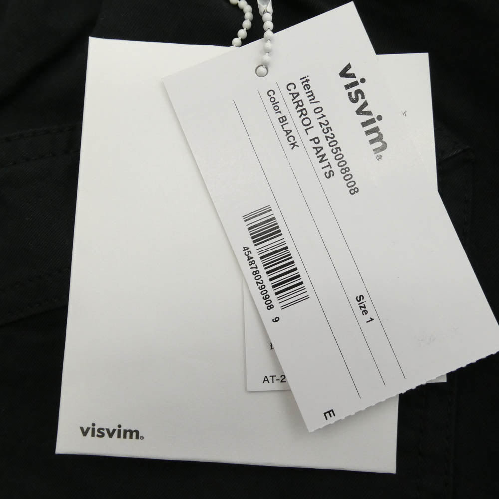 VISVIM ビズビム 0125205008008 CARROL PANTS キャロル パンツ ブラック系 1【中古】