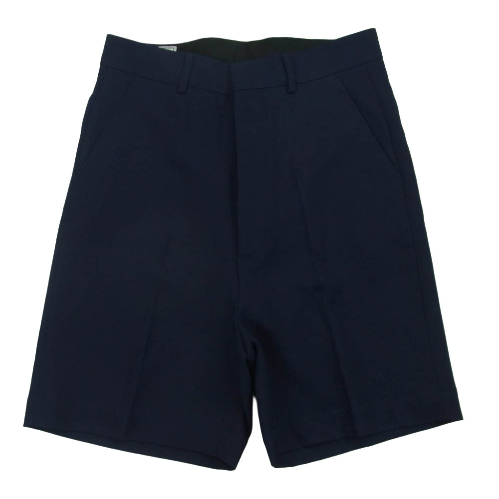 AMI PARIS アミパリス AMI ALEXANDRE MATTIUSSI アミ アレクサンドル マテュッシ ウール ショーツ ハーフ パンツ ダークネイビー系 36【中古】
