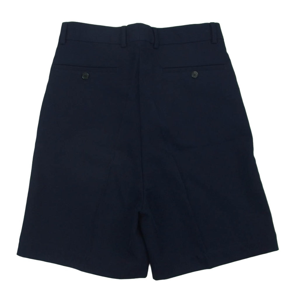 AMI PARIS アミパリス AMI ALEXANDRE MATTIUSSI アミ アレクサンドル マテュッシ ウール ショーツ ハーフ パンツ ダークネイビー系 36【中古】