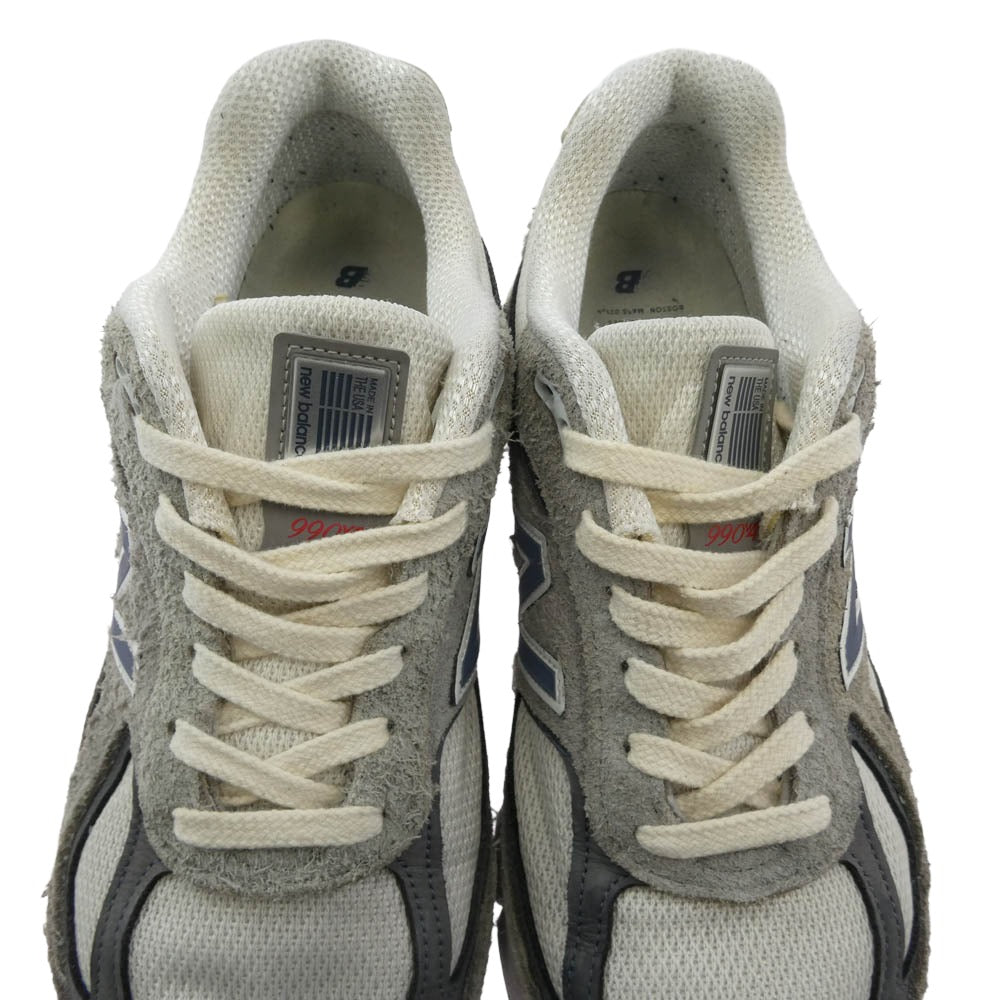 NEW BALANCE ニューバランス U990TA4 U990TA4 GRAY スニーカー グレー系 27.5cm【中古】
