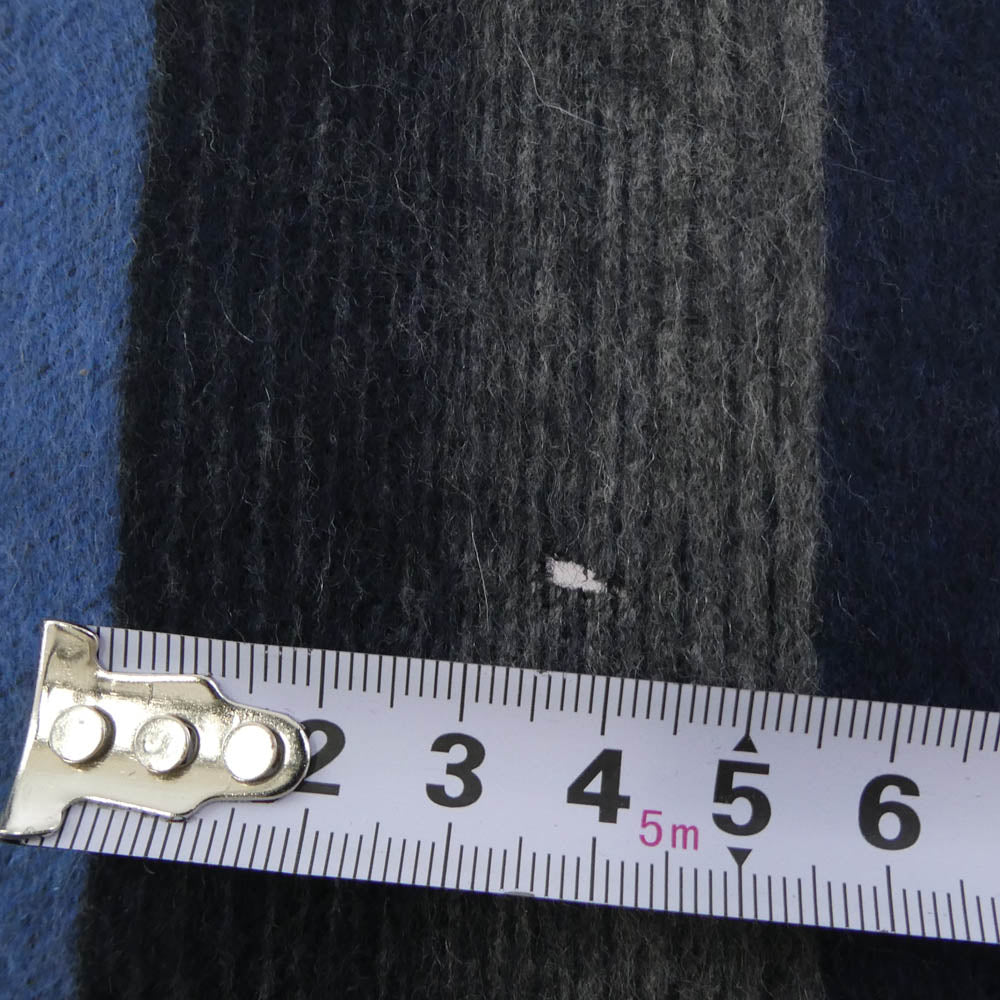 LOUIS VUITTON ルイ・ヴィトン カシミヤ混 ストライプ マフラー