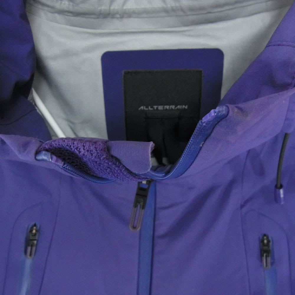 DESCENTE デサント DU5SWBA2M ALLTERRAIN オルテライン HARD SHELL JACKET CREAS ハードシェル クレアス マウンテンパーカー ジャケット パープル系 S【中古】