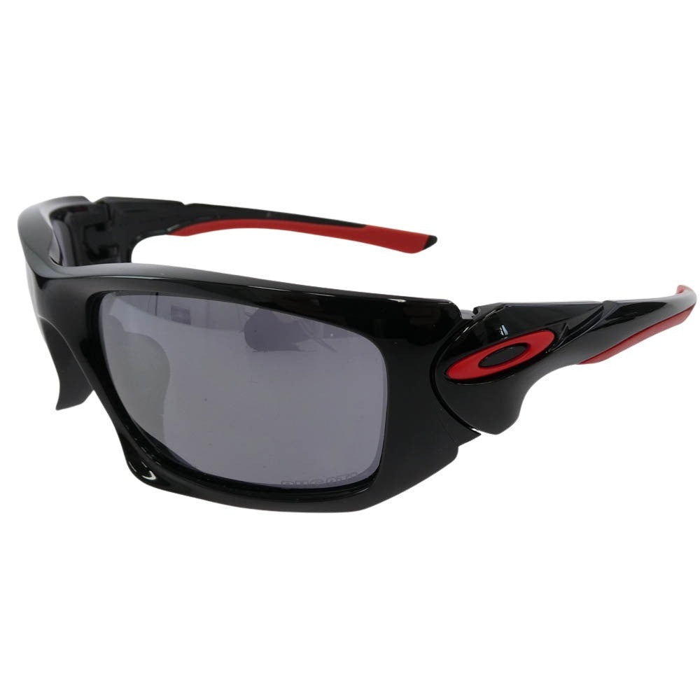 OAKLEY オークリー OO9134-10 x DUCATI ドゥカティ USA製 SCALPEL スカルペル サングラス ブラック系 フレーム：ブラック系、レッド系　レンズ：ブラック系 58□17-128【中古】