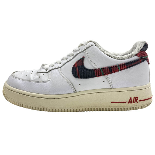 NIKE ナイキ DV0789-100 Air Force 1 Low Plaid エアフォース1 ローカットスニーカー ホワイト系 レッド系 25cm【中古】