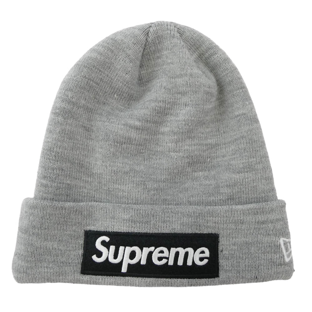Supreme シュプリーム 24AW Box Logo Beanie ボックスロゴ ビーニー ニット帽 帽子 グレー系【中古】